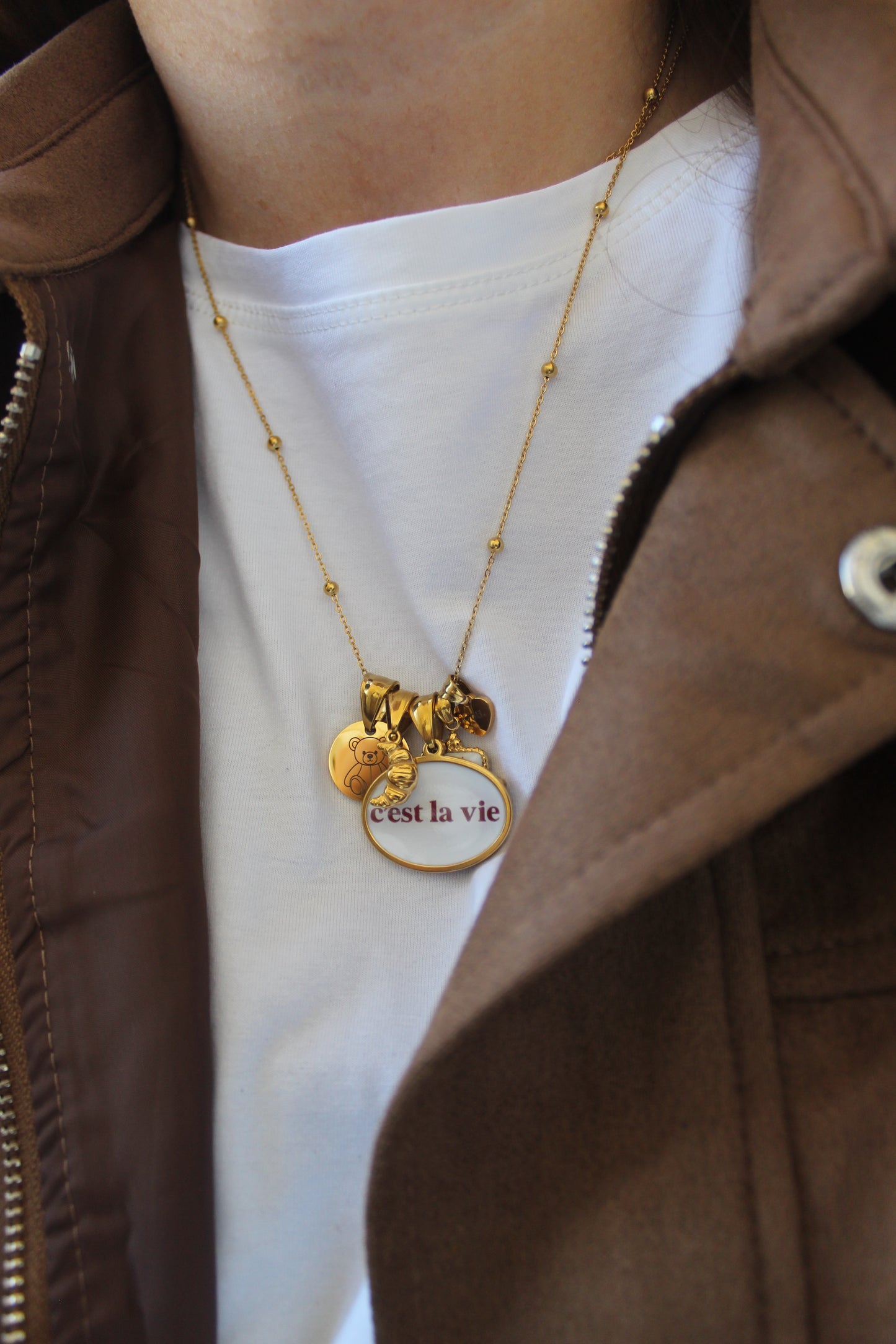 collana BUBBLE + 4 charms