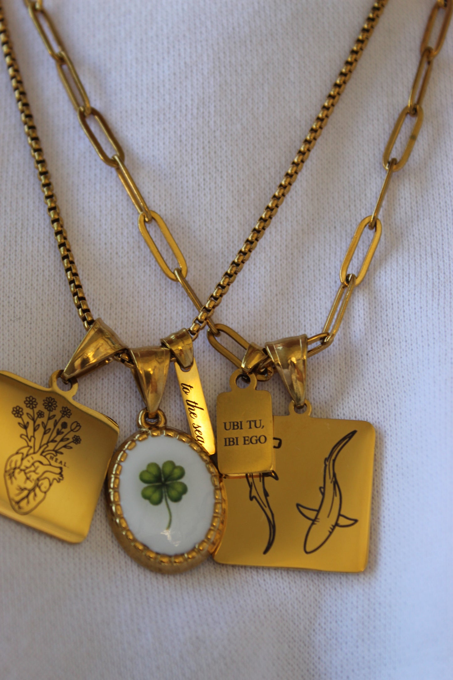 ciondolo UBI TU IBI EGO.