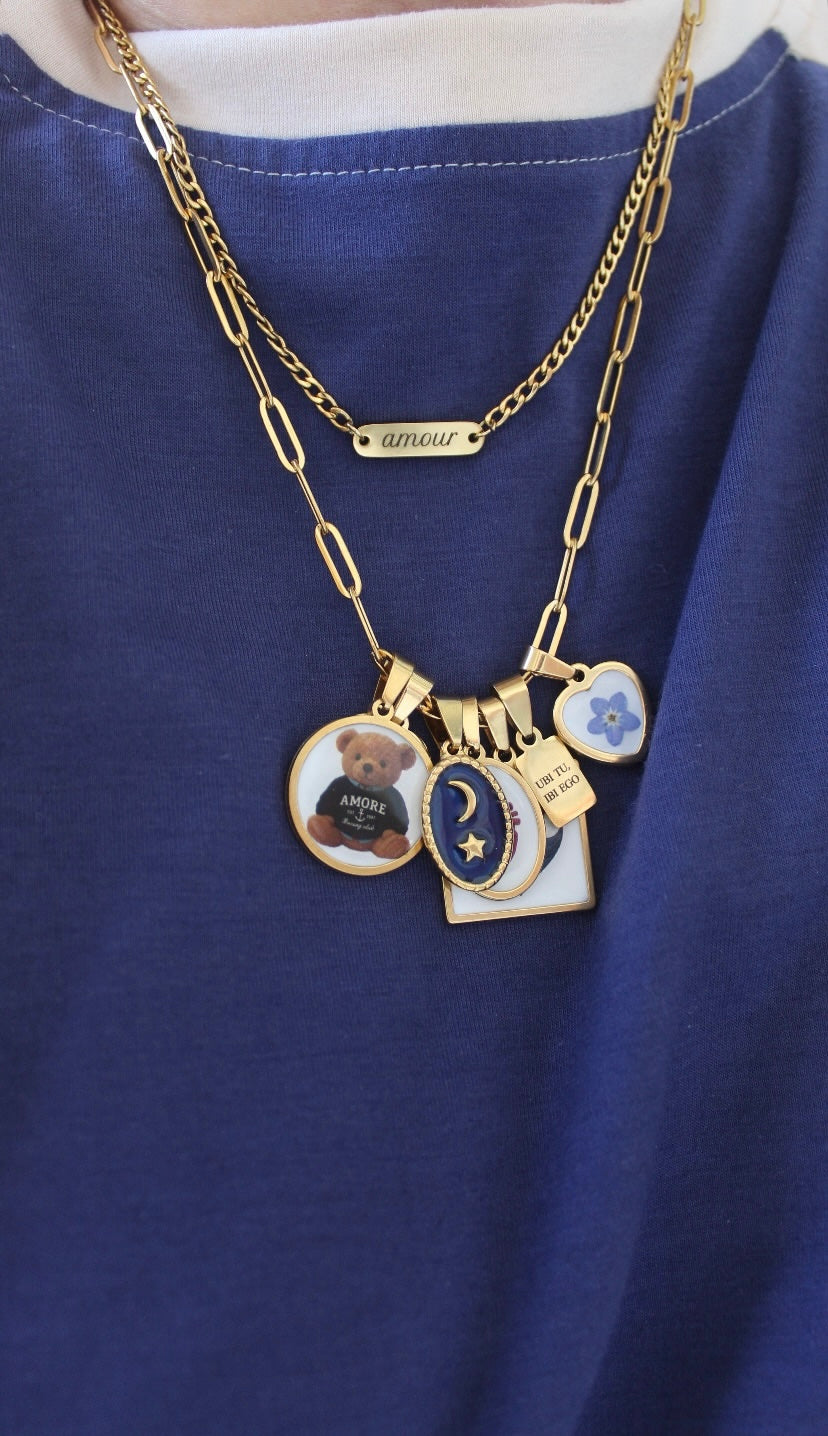 collana LOOP + 4 charms