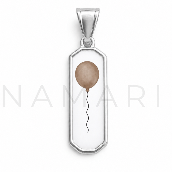 BALLOON TAUPE. silver