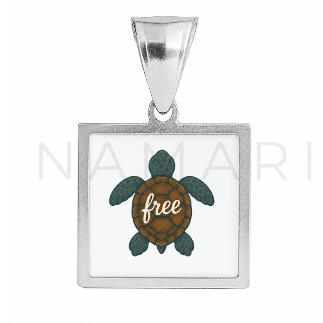 TURTLE FREE. silver