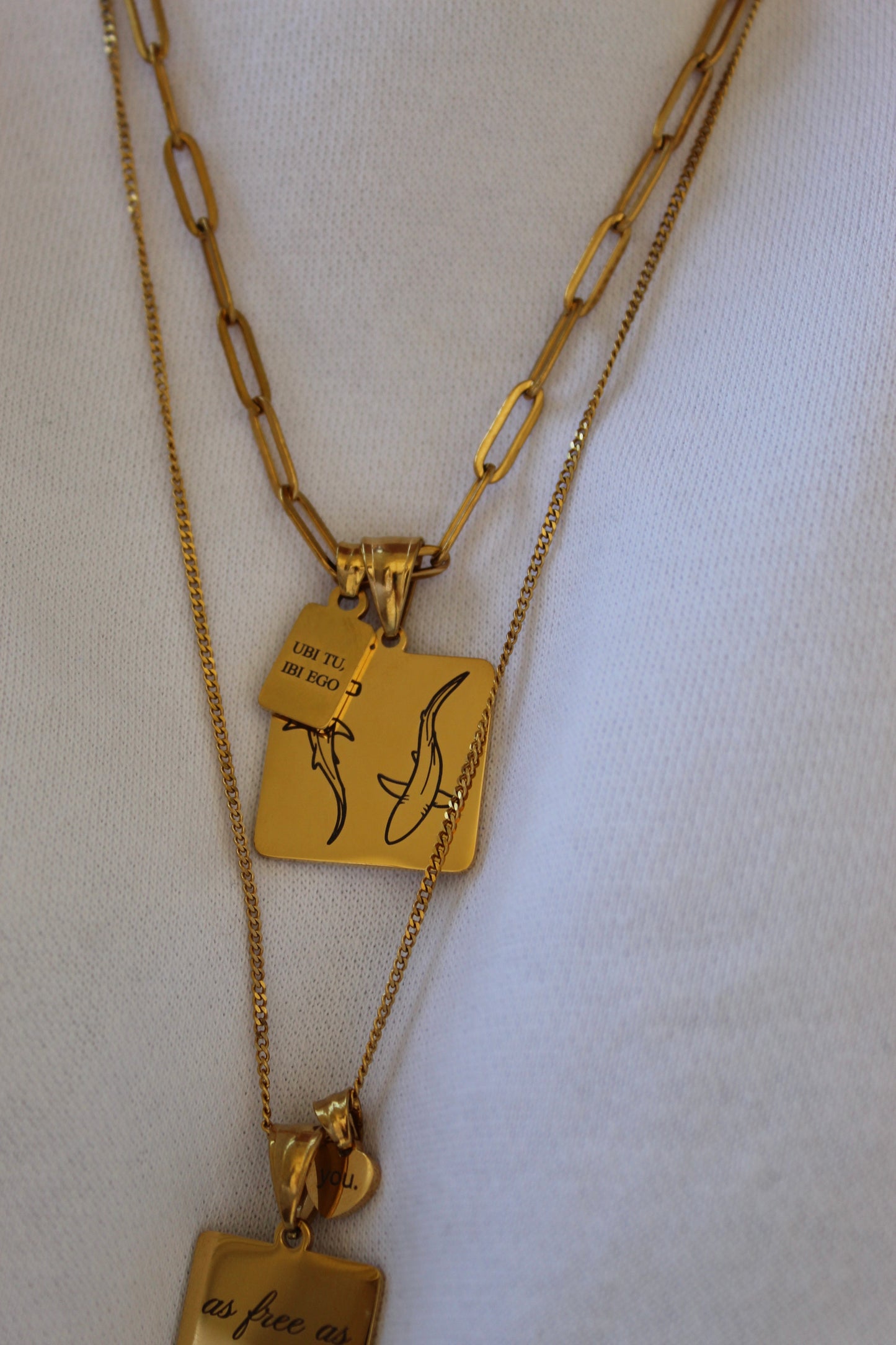ciondolo UBI TU IBI EGO.