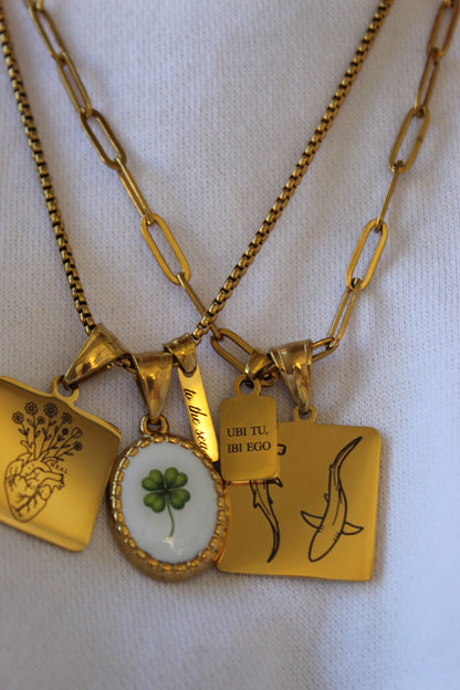 ciondolo UBI TU IBI EGO.