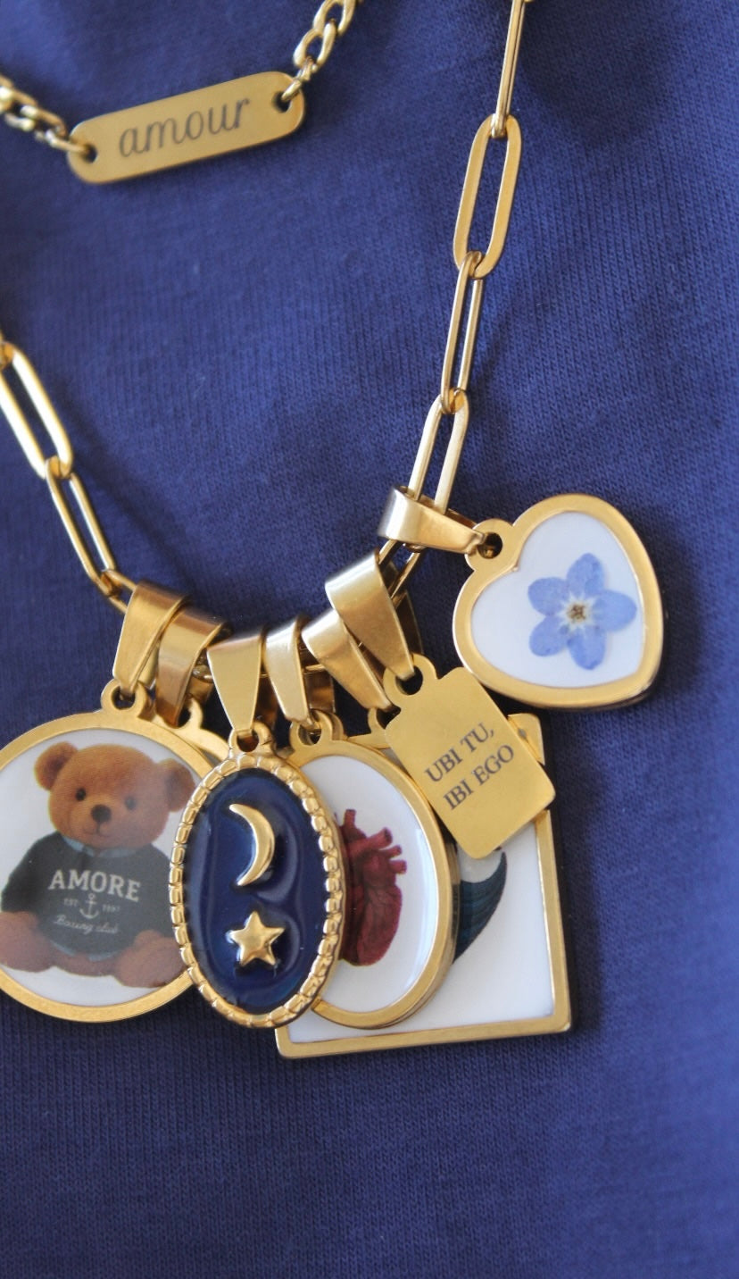 collana LOOP + 4 charms