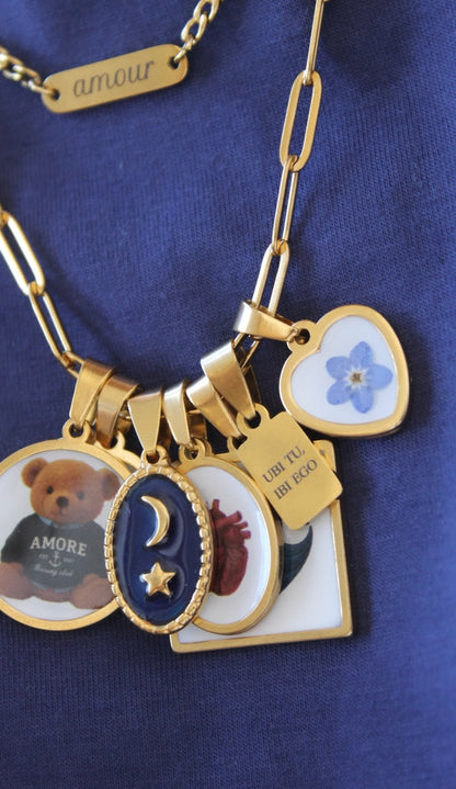 collana LOOP + 4 charms