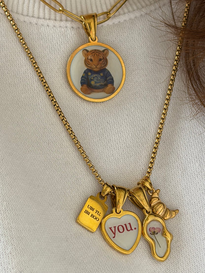 collana TILE + 4 charms