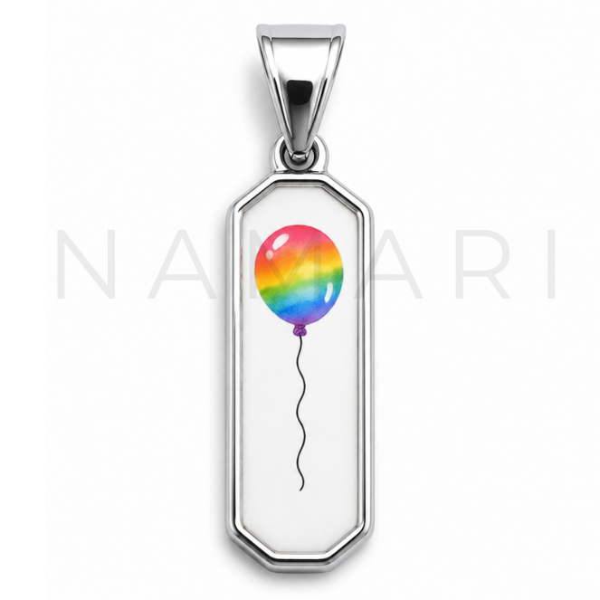 BALLOON RAINBOW. silver