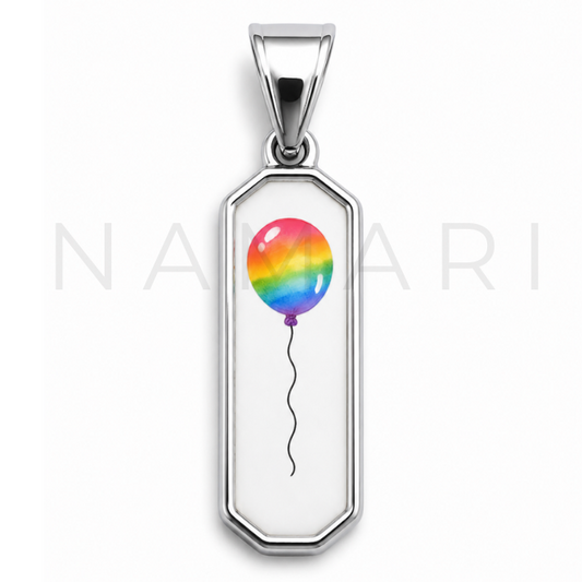 BALLOON RAINBOW. silver
