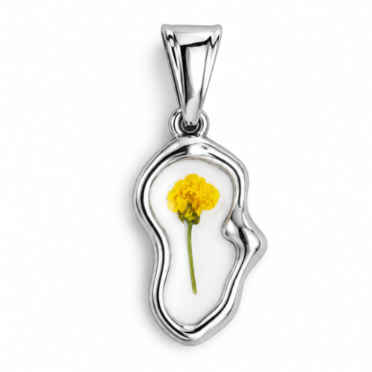 LIL BLOOM YELLOW. silver