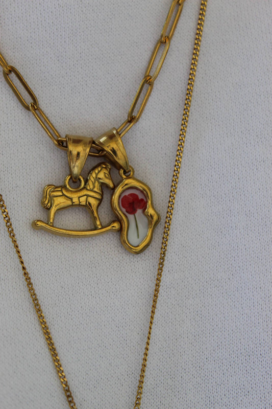 ciondolo LIL BLOOM RED.