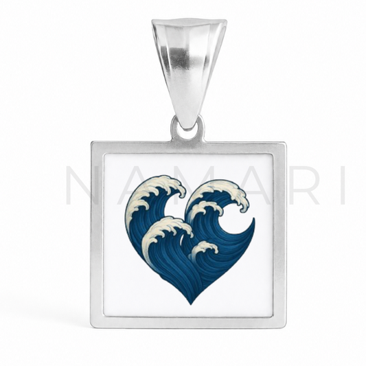 SEA HEART. silver